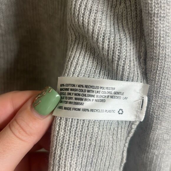 ✨A New Day Women's Long-Sleeved Heather Grey Sz Large Cardigan✨ - Picture 8 of 9